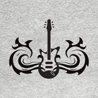 Guitar Tattoo Art Design T-Shirt